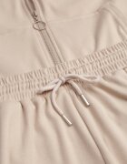 defox Compleu de trening bej Pantaloni jogger și bluză cu glugă cu fermoar Bernika