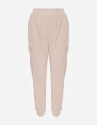 defox Pantaloni Bej Tip Cargo High Waist Worseli