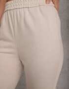 defox Pantaloni de trening bej evazați cu elastic în talie Efranaria