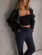 defox Pantaloni de trening bleumarin cu elastic în talie Imith
