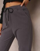 defox Pantaloni de trening Gri cu elastic în talie Imith