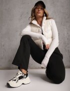 defox Pantaloni de trening Negri Flare cu elastic în talie Efranaria