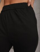defox Pantaloni de trening Negri Flare cu elastic în talie Efranaria