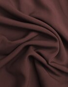 defox Pantaloni Maro din Bumbac Tip Palazzo cu Elastic în Talie Fieana