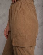defox Pantaloni Maro Tip Cargo Talie Înaltă Worseli