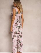 defox Salopetă Roz deschis Taliată Fără mâneci Floral Senivia