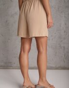 defox Scurt Casual High Waist pentru Vară bogate în viscoză Ismina Bej
