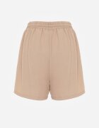 defox Scurt Casual High Waist pentru Vară bogate în viscoză Ismina Bej