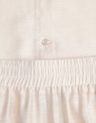 defox Set bej deschis din viscoză cu croială lejeră cu cămașă și pantaloni Sesorilia