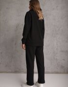 defox Set trening negru din polar Bluză cu fermoar scurt și Pantaloni jogger Hypamena