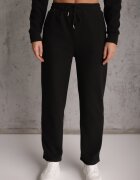 defox Set trening negru din polar Bluză cu fermoar scurt și Pantaloni jogger Hypamena