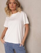 defox Tricou de bumbac Alb cu Imprimare Marivetha