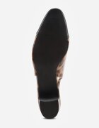 diamantique Sandale Panteră cu toc gros Slingback cu curea Divolia