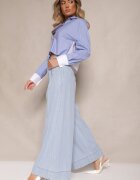 elsa.m by may Blugi Albastru deschis Larghi din Bumbac High Waist Cohna