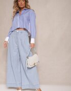elsa.m by may Blugi Albastru deschis Larghi din Bumbac High Waist Cohna