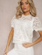 elsa.m by may Bluză Albă Lasthomela