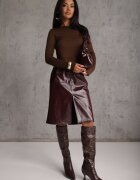 elsa.m by may Bluză Longsleeve cu fronseu din țesătură semi-transparentă din lyocell Kiava Maro