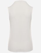 elsa.m by may Bluză Top Albă Fără Mâneci cu Guler Înalt Nedire