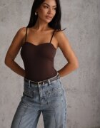 elsa.m by may Body croșetat cu decolteu în inimă Anua Maro