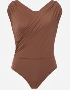 elsa.m by may Body Tip plic Maro Fără mâneci Edalwen
