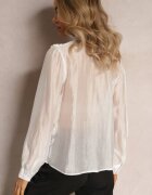 elsa.m by may Cămașă Albă cu nasturi cu dantelă decorativă Raneem
