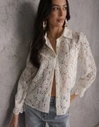 elsa.m by may Cămașă Albă Dantelată Cu nasturi Acameda