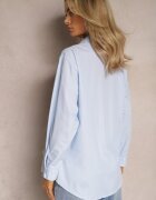 elsa.m by may Cămașă Albastră cu Inserție din denim în față și Cravată inclusă Mirelles
