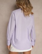 elsa.m by may Cămașă Clasic Violet cu Buzunare Decorată cu Strasuri și Detaliu Floral Herlla