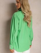 elsa.m by may Cămașă Verde cu Circonii și Perle de Bijuterie Quezia