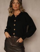 elsa.m by may Cardigan Acannte Negru