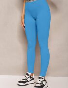 elsa.m by may Colanți Sport Albastri Elastici cu bandă elastică lată decorativă în talie Larnode