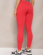 elsa.m by may Colanți Sport Roșii Elastici cu Bandă Elastică Decorativă Lată în Talie Larnode