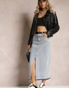 elsa.m by may Fustă Albastru deschis Creion Denim cu curea inclusă Olvane