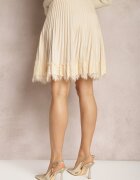 elsa.m by may Fustă Mini Bej deschis Evazată cu elastic în talie Saniurio