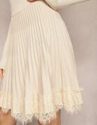 elsa.m by may Fustă Mini Bej deschis Evazată cu elastic în talie Saniurio