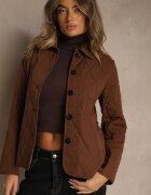 elsa.m by may Jachetă tip cămașă Maro decorată cu matlasare și epoleți Avadvira