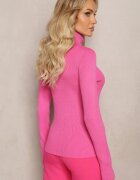 elsa.m by may Maletă Fucsia din Tricot Reiat cu Nituri Itagi