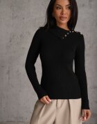 elsa.m by may Maletă Negru din Tricot striat cu Nituri Itagi