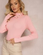 elsa.m by may Maleta Roz din tricot reiat cu ținte Itagi