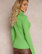 elsa.m by may Maletă Verde din tricot rebrat cu nituri Itagi