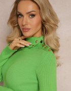 elsa.m by may Maletă Verde din tricot rebrat cu nituri Itagi