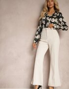elsa.m by may Pantaloni Casual Bej tip Clopot High Waist Uinna