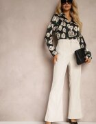 elsa.m by may Pantaloni Casual Bej tip Clopot High Waist Uinna