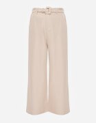 elsa.m by may Pantaloni eleganți cu croială largă și curea decorativă Airia Bej