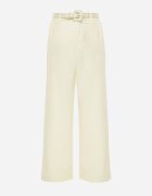 elsa.m by may Pantaloni eleganți cu croială largă și curea decorativă Airia Galbeni