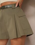 elsa.m by may Pantaloni scurți Verzi High Waist cu Buzunare Tip Cargo Aloviane