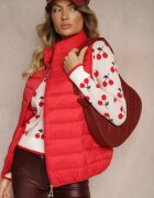elsa.m by may Pulover Casual Alb din Viscoză Decorat cu Imprimeu cu Cireșe Avattria