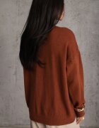 elsa.m by may Pulover Maro Simplu din Bumbac Oversize Conime