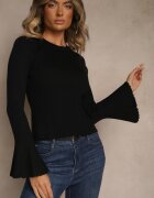 elsa.m by may Pulover Sediane Negru