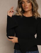 elsa.m by may Pulover Sediane Negru